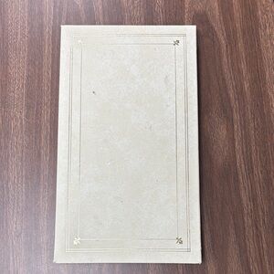 Elegant Cream and Gold Decorative Photo Album